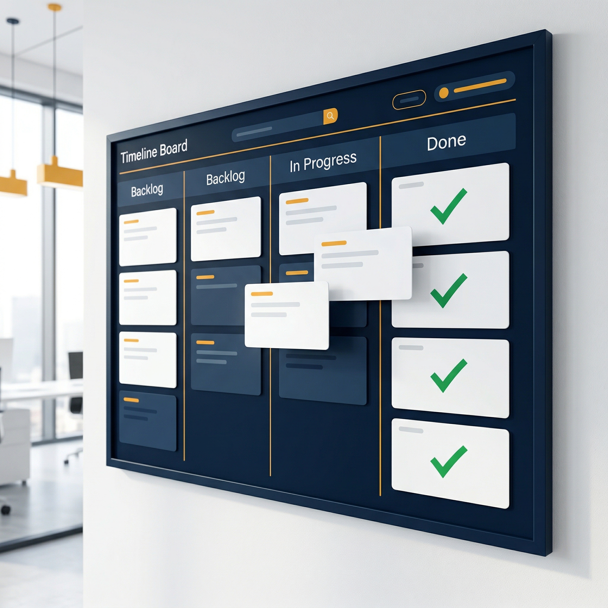 Tableau de progression des missions